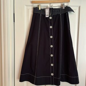 Joie Mayaly  A-Line button down skirt